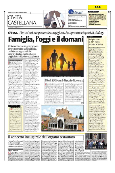 Avvenire - pagina diocesana del 19/07/2015